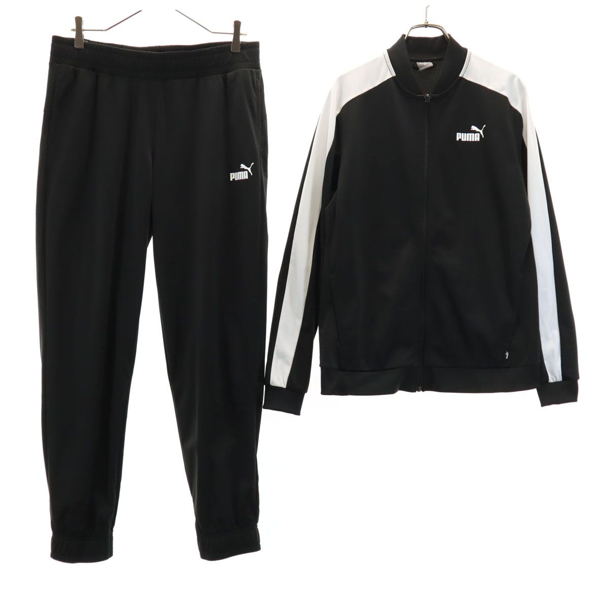 PUMA プーマ 長袖 ジャージジャケット 上下セットアップ XL ブラック系