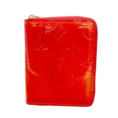 ★SALE【6cc3339-k】ルイヴィトン 財布 ヴェルニ ブルーム M91151 ルージュ【中古】レディース