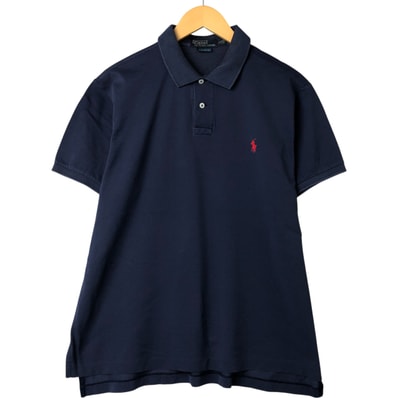 古着 ラルフローレン Ralph Lauren POLO by Ralph Lauren CUSTOM FIT 半袖 ポロシャツ メンズXL相当/eaa548735