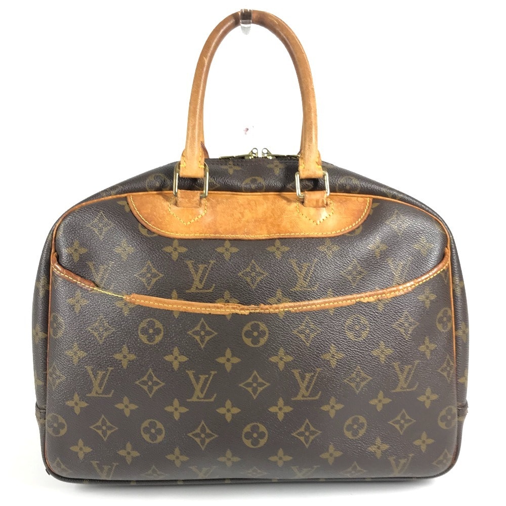 ルイヴィトン LOUIS VUITTON ドーヴィル M47270 モノグラム カバン トートバッグ ミニボストンバッグ ハンドバッグ モノグラムキャンバス ブラウン