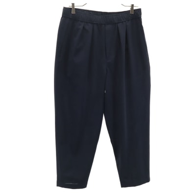 BEAMS ビームス テーパードパンツ S ネイビー 薄手