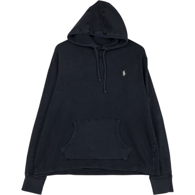 古着 ラルフローレン Ralph Lauren POLO RALPH LAUREN フード付き サーマルロンT ワッフル メンズXL相当/eaa620040