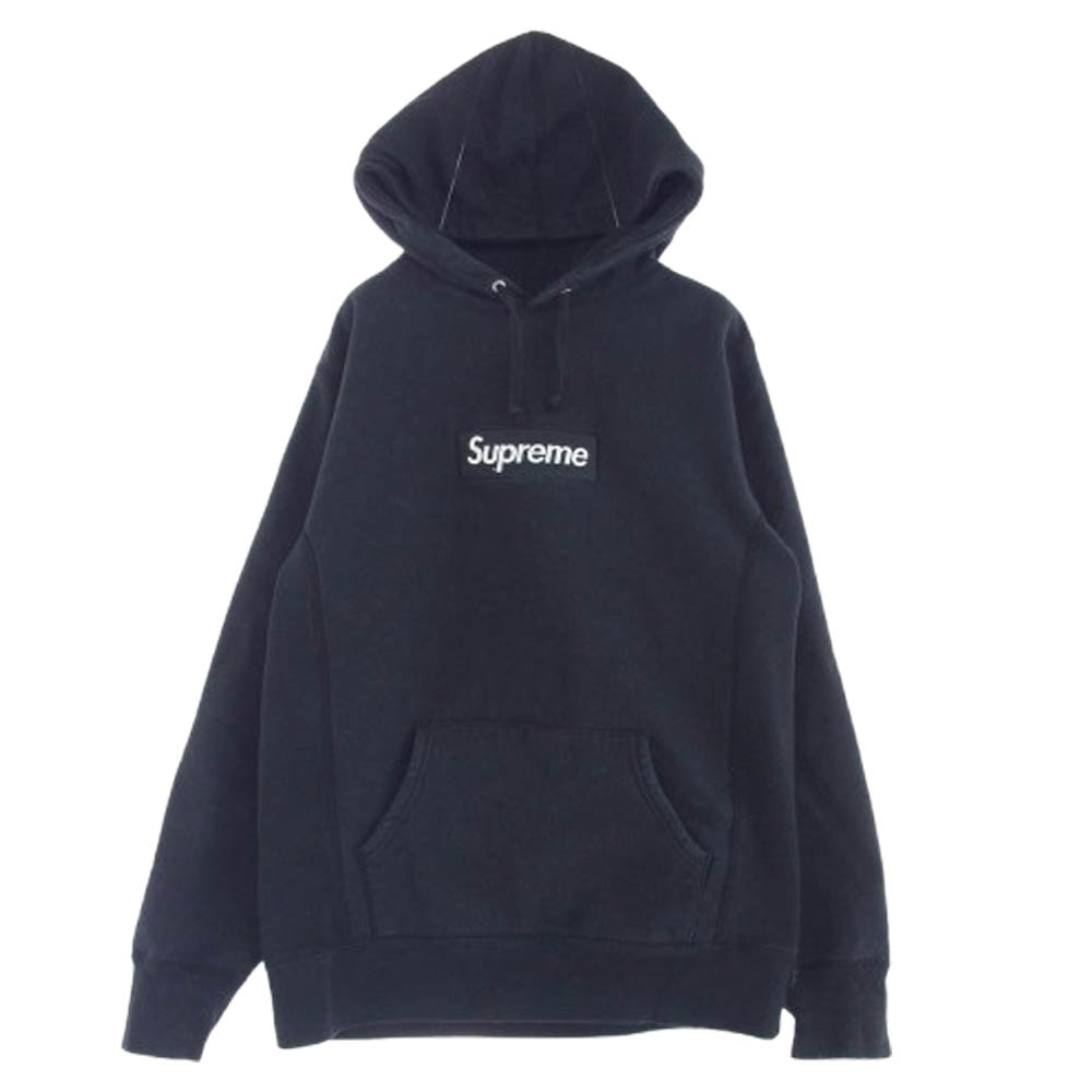 Supreme シュプリーム パーカー 16AW Box Logo Hooded Sweatshirt ボックスロゴ スウェット パーカー ブラック系 M【中古】