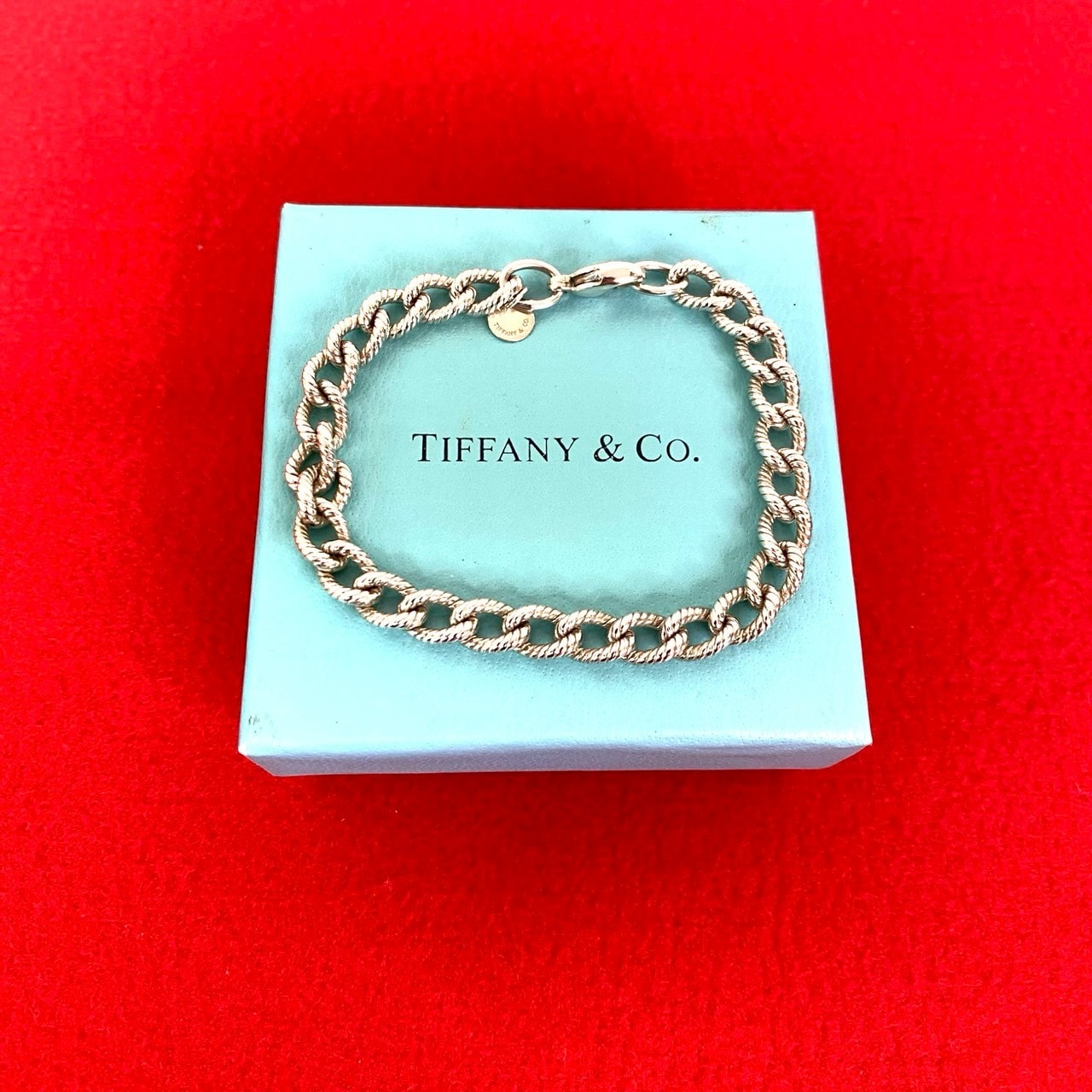 TIFFANY&Co. ティファニー ツイストロープ シルバー925 ブレスレット シルバー
 24256