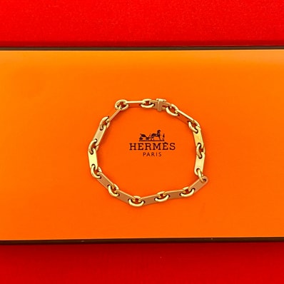 HERMES エルメス K18イエローゴールド ブレスレット ゴールド
89-10