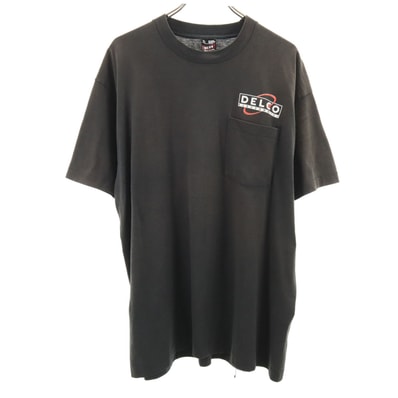 FRUIT OF THE LOOM BEST フルーツオブザルーム ベスト 90s オールド USA製 DELCO 半袖 Tシャツ XL シングルステッチ ポケT 企業モノ