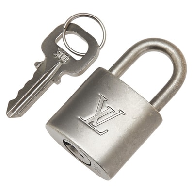 ルイ ヴィトン カデナ 南京錠 キー セット シルバー メタル レディース LOUIS VUITTON 【中古】