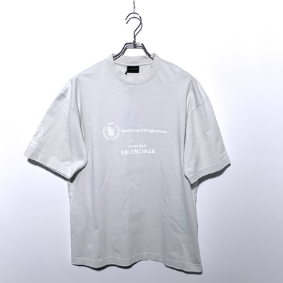 BALENCIAGA WFP Print T-Shirt White