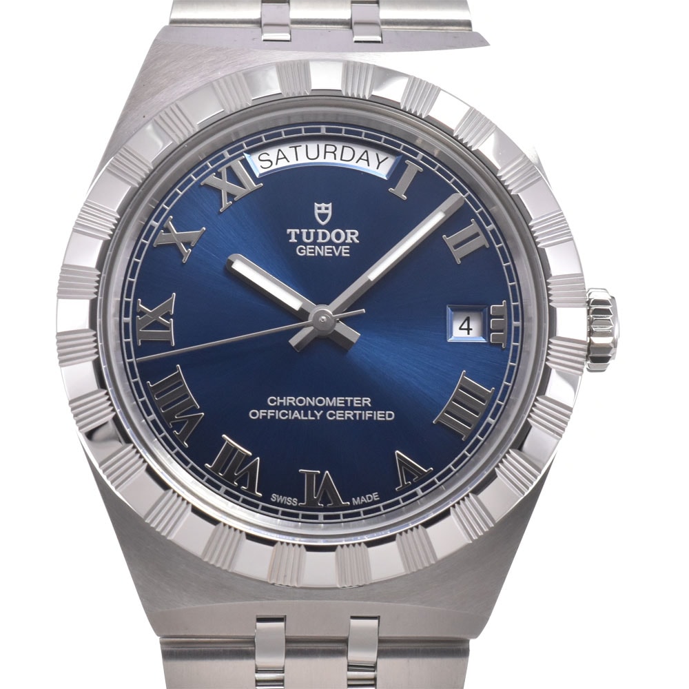 チューダー TUDOR 2840D1A0-0002 ロイヤル ブルー 自動巻き ユニセックス 極美品 箱・保証書付き 腕時計 M#151213