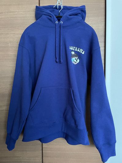 Supreme Snowman Hooded Sweatshirt "Dark Royal"