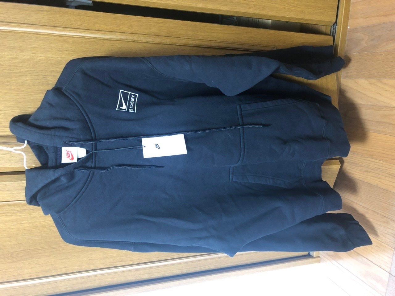 Stussy × Nike NRG Washed Hoodie (US Size) "Black" DN4028-010