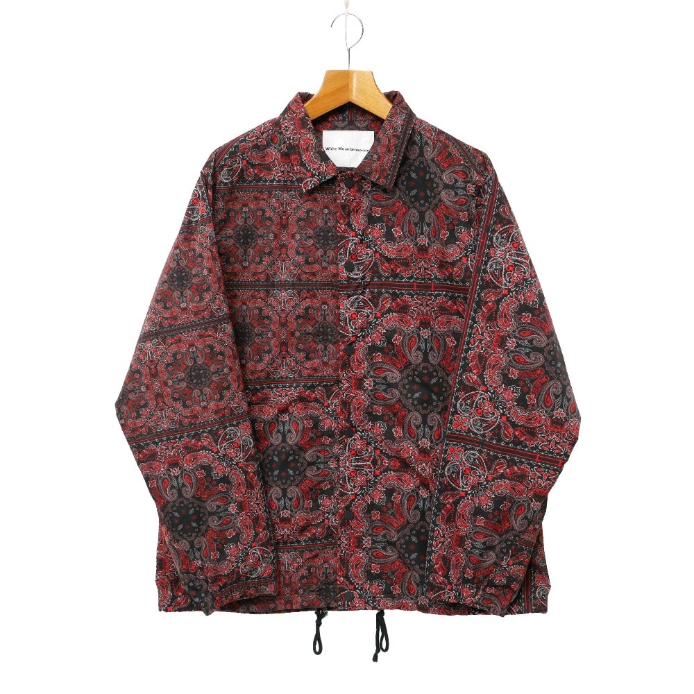WHITE MOUNTAINEERING ホワイトマウンテニアリング BANDANA PRINTED COACH JACKET ジャケット サイズ4 バンダナプリント コーチジャケット ブランド古着【中古】20260715/RB0099