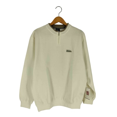 刺繍ロゴ ハーフジップ スウェット【1142338648079】