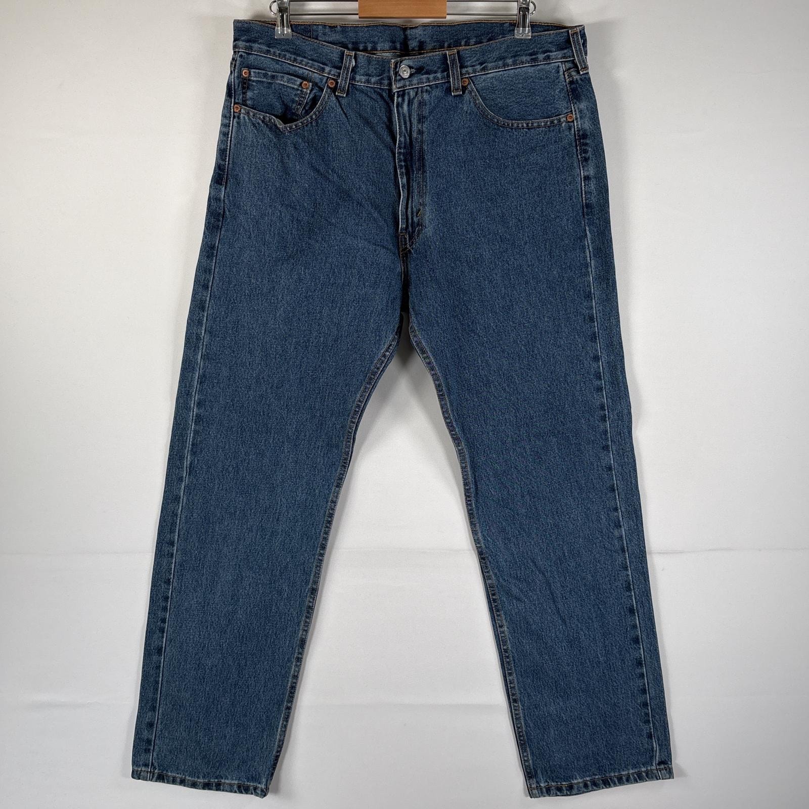 古着 リーバイス Levi's デニムパンツ 505 ブルーデニム ジーンズ ジーパン ストレート 大きいサイズ w38 L32 インディゴブルー メンズ