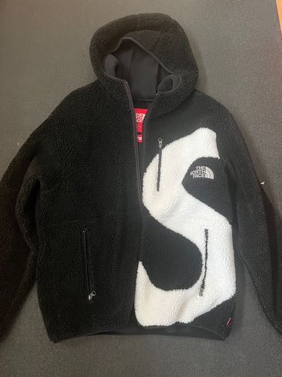 Supreme x The North Face S Logo Hooded Fleece Jacket "Black"