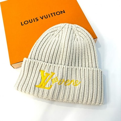 LOUIS VUITTON ビーニー・LVバーズ #Sサイズ ニットキャップ ウール イタリア製 鑑定済み 正規品 ルイ・ヴィトン