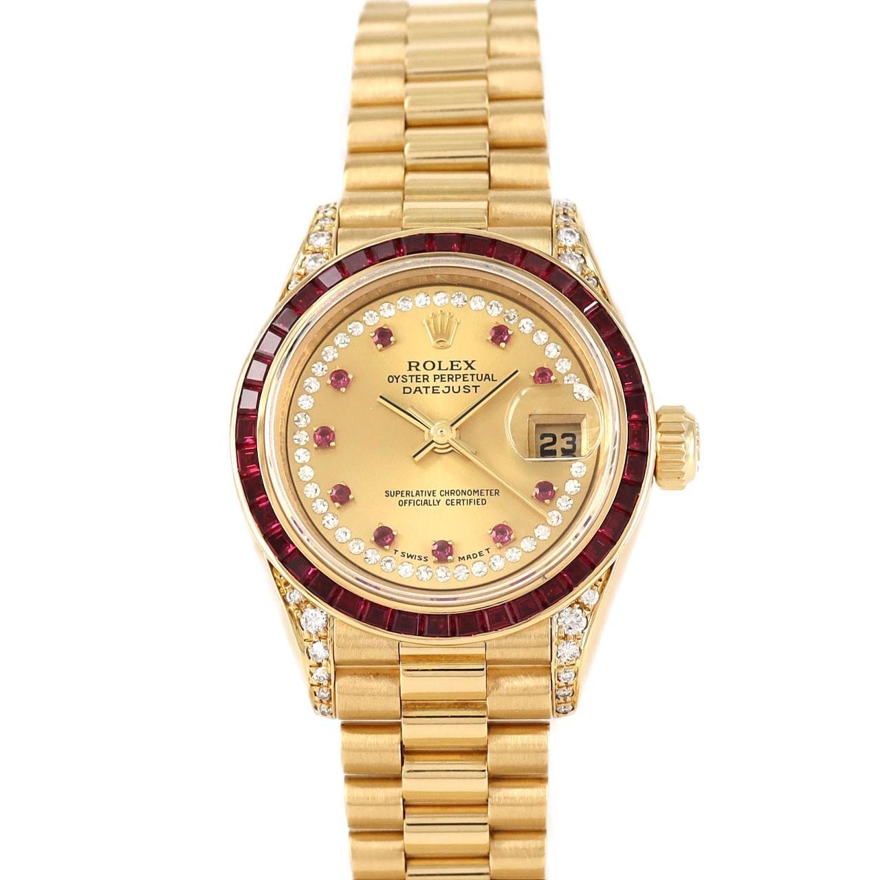 ロレックス デイトジャスト 69028RU YG 自動巻 R番