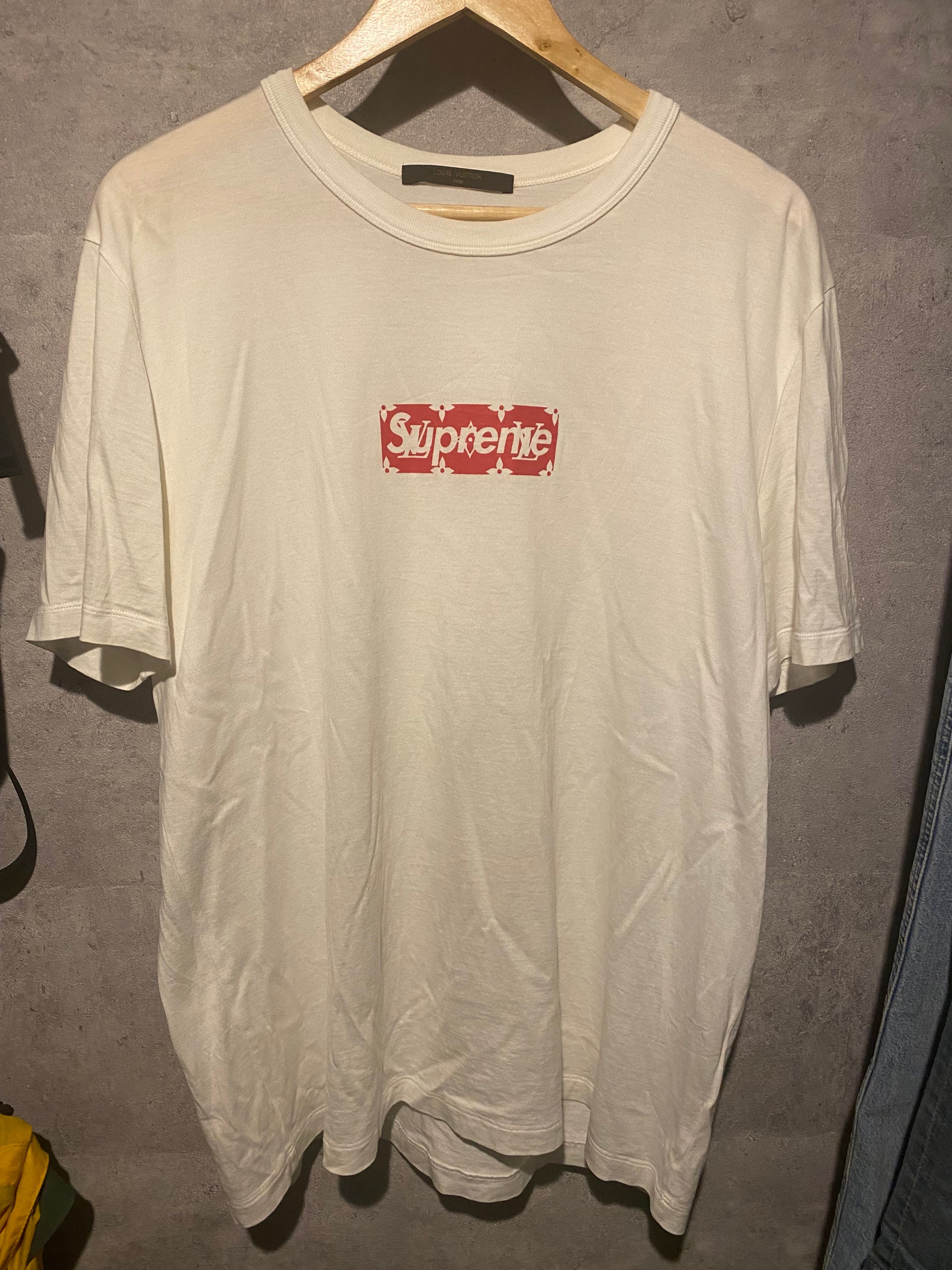 Supreme / Louis Vuitton Box Logo Tee "Red"