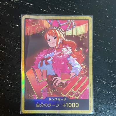 ドン!!カード : ナミ スーパーパラレル (エクストラブースター「ワンピース ヒロインズエディション」)