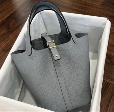 新品 エルメス ピコタンロック pm 18 トリヨンクレマンス ピコタン グリパンタン ゴールド金具 G刻印
