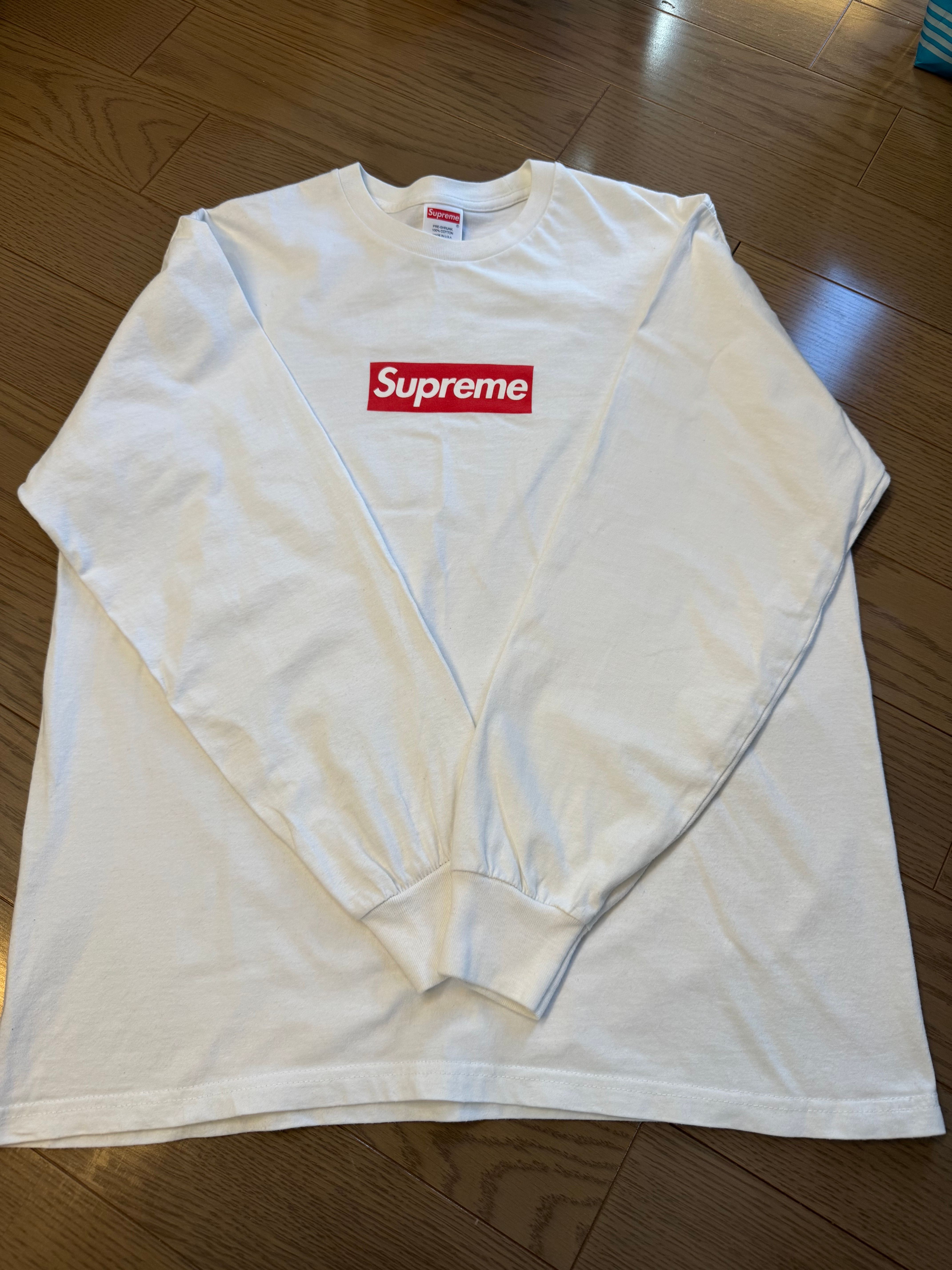 Supreme Box Logo L/S Tee "White"