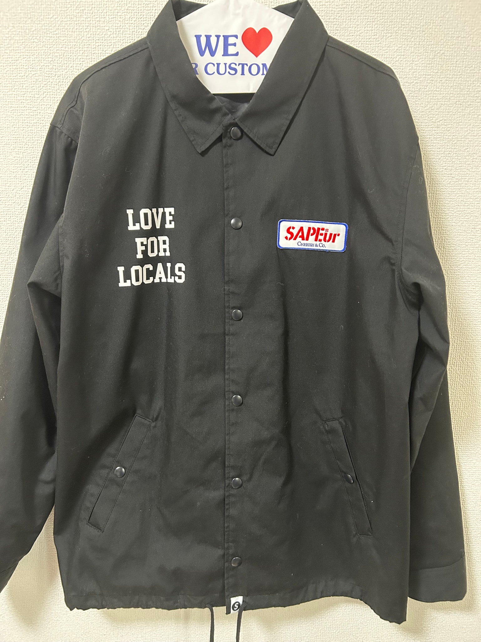 SAPEur x MIW Coach Jacket "Black"