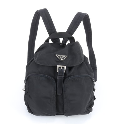 ■美品 プラダ テスート ナイロントライアングルロゴリュックサック