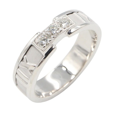 ティファニー TIFFANY&CO アトラス ダイヤ リング リング・指輪 ジュエリー K18WG(ホワイトゴールド) ダイヤモンド レディース シルバー系 / クリア系 【中古】