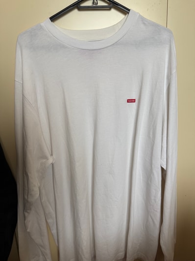 Supreme Small Box L/S Tee "White" (24FW)