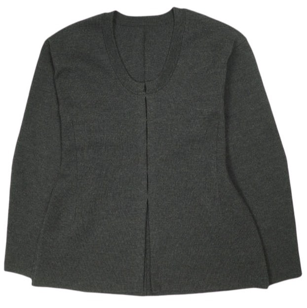 ADAM ET ROPE アダムエロペ 24AW ホックジャケットカーディガン GAK74520 Free チャコールグレー ニット トップス g24572