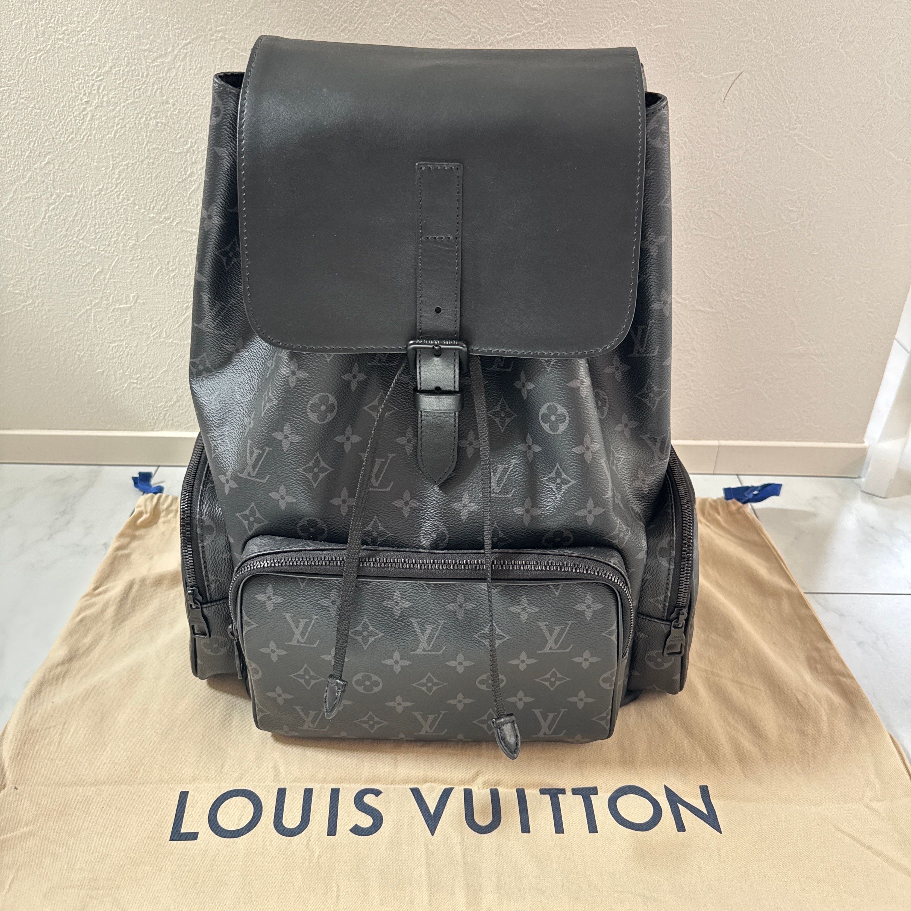Louis Vuitton Backpack Trio Monogram Eclipse