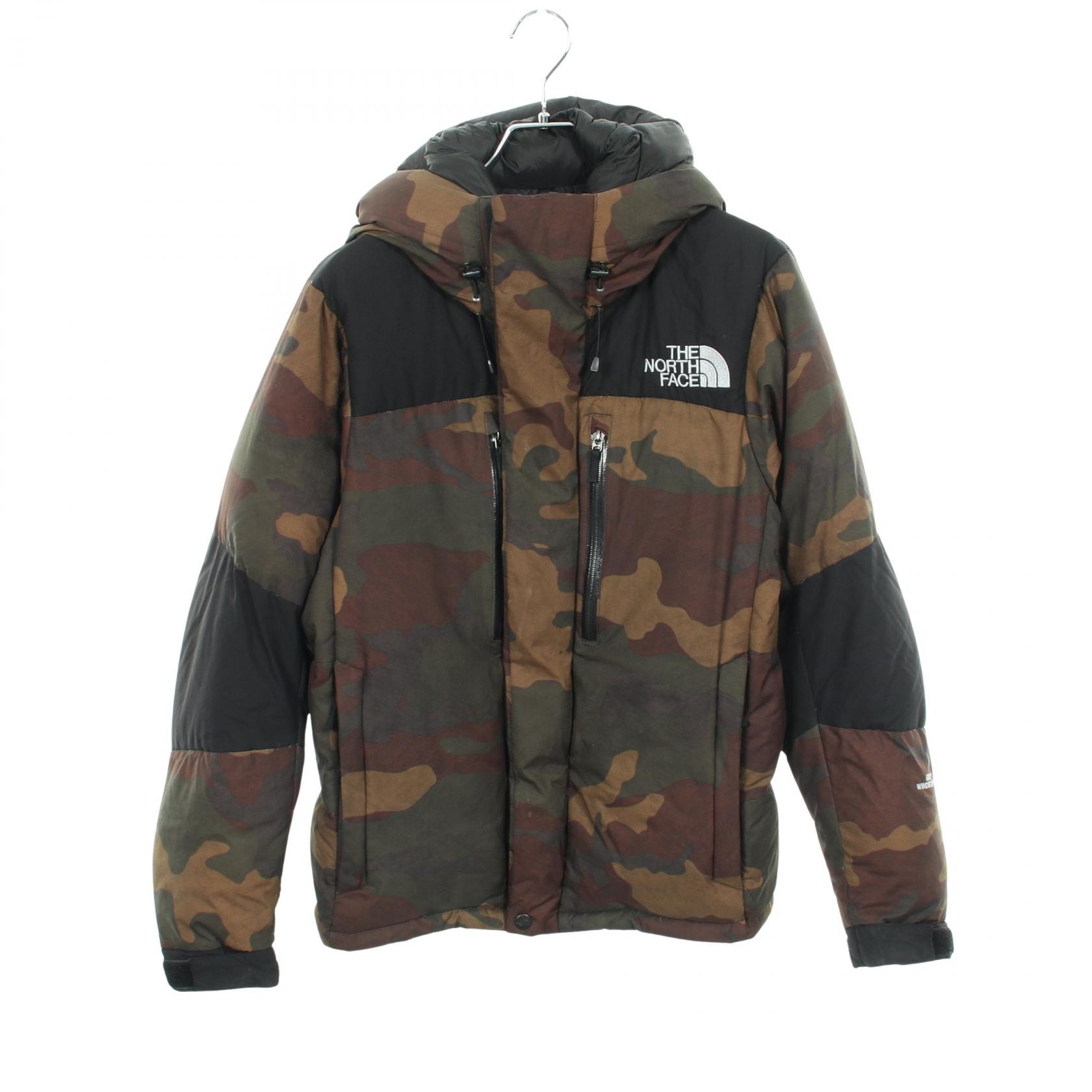 ザ・ノースフェイス THE NORTH FACE バルトロライトジャケット フード付き ダウンジャケット 衣料品 アウター ナイロン メンズ ブラック系 / カーキ系 / マルチカラー ND91845 【中古】