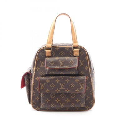 ルイ・ヴィトン LOUIS VUITTON エクサントリシテ ハンドバッグ バッグ PVCコーティングキャンバス レザー モノグラム レディース ブラウン系 M51161 【中古】