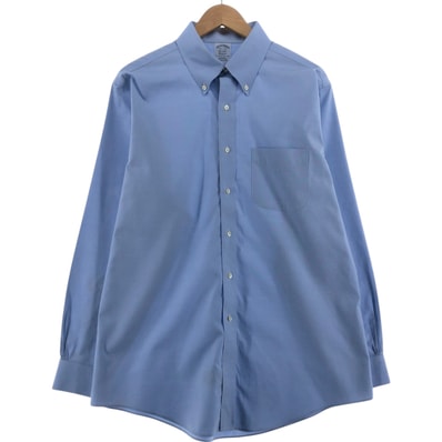 古着 ブルックスブラザーズ Brooks Brothers Est.1818 長袖 ボタンダウンシャツ メンズL相当/eaa514770