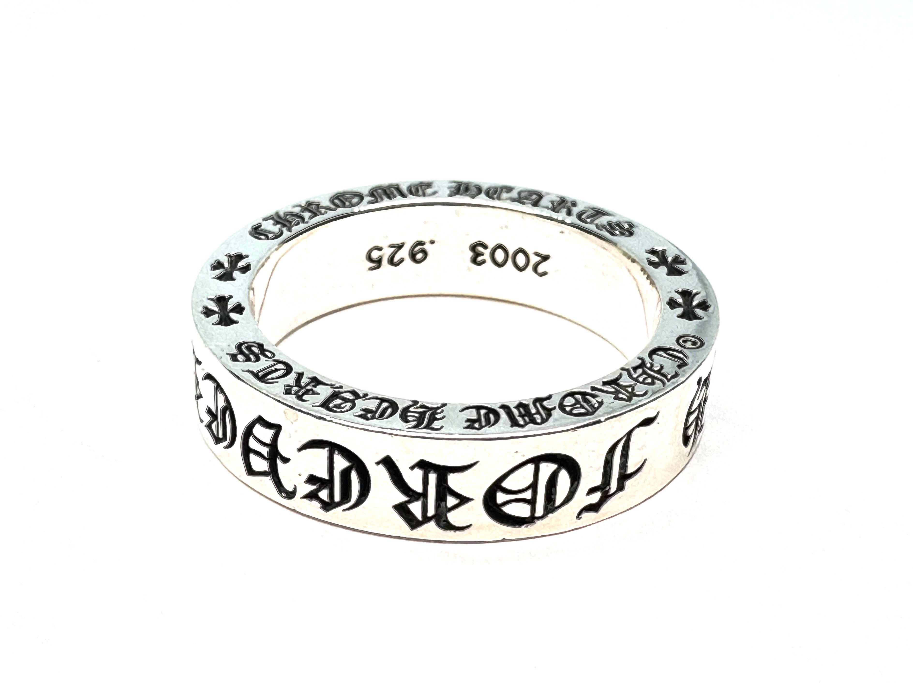 Chrome Hearts Spacer Ring 6mm CH Forever "Silver"