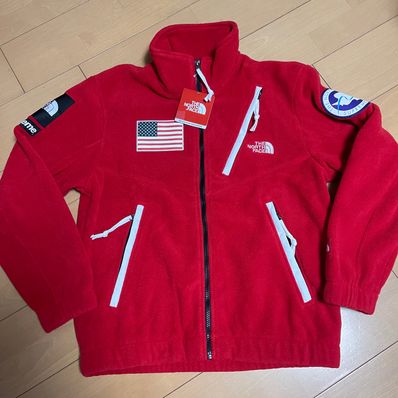Supreme x The North Face Polartec Fleece Jacket "Red"
