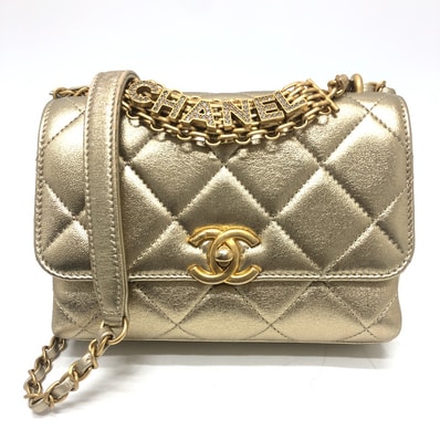 シャネル CHANEL マトラッセ ココマークラインストーン AS3240 マトラッセ チェーン カバン 斜め掛けバッグ バッグ マトラッセ 2WAYバッグ ハンドバッグ ショルダーバッグ ラムスキン ゴールド