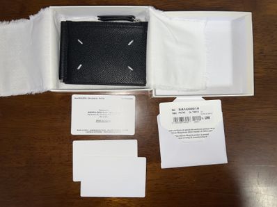 Maison Margiela Money Clip Wallet "Black"