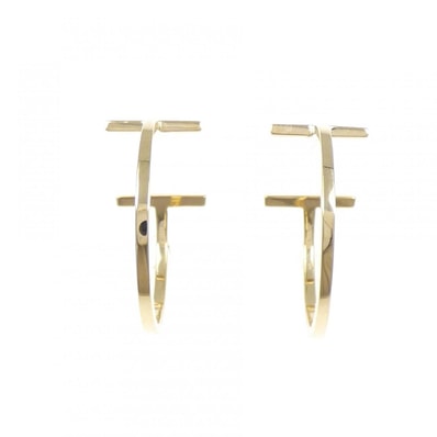 ティファニー Tワイヤー フープ ミディアム ピアス