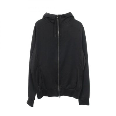 ワイスリー Y-3 FLUID STRIPE TRACK JACKET メッシュ切替 パーカー 衣料品 トップス コットン ポリエステル メンズ ブラック系 / ホワイト系 AP2420 【中古】