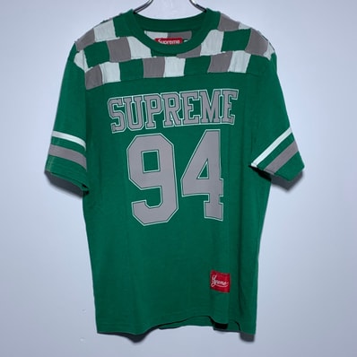Supreme Patchwork Yoke Football Top "Green"
