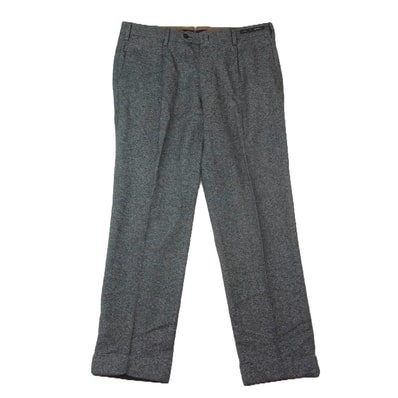 BEAMS ビームス パンツ F ビームスエフ PT01 PT TORINO ピーティートリノ ダブル スラックス パンツ ブラック系 50【中古】