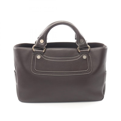 セリーヌ CELINE ブギーバッグ ハンドバッグ バッグ レザー レディース ブラウン系 【中古】