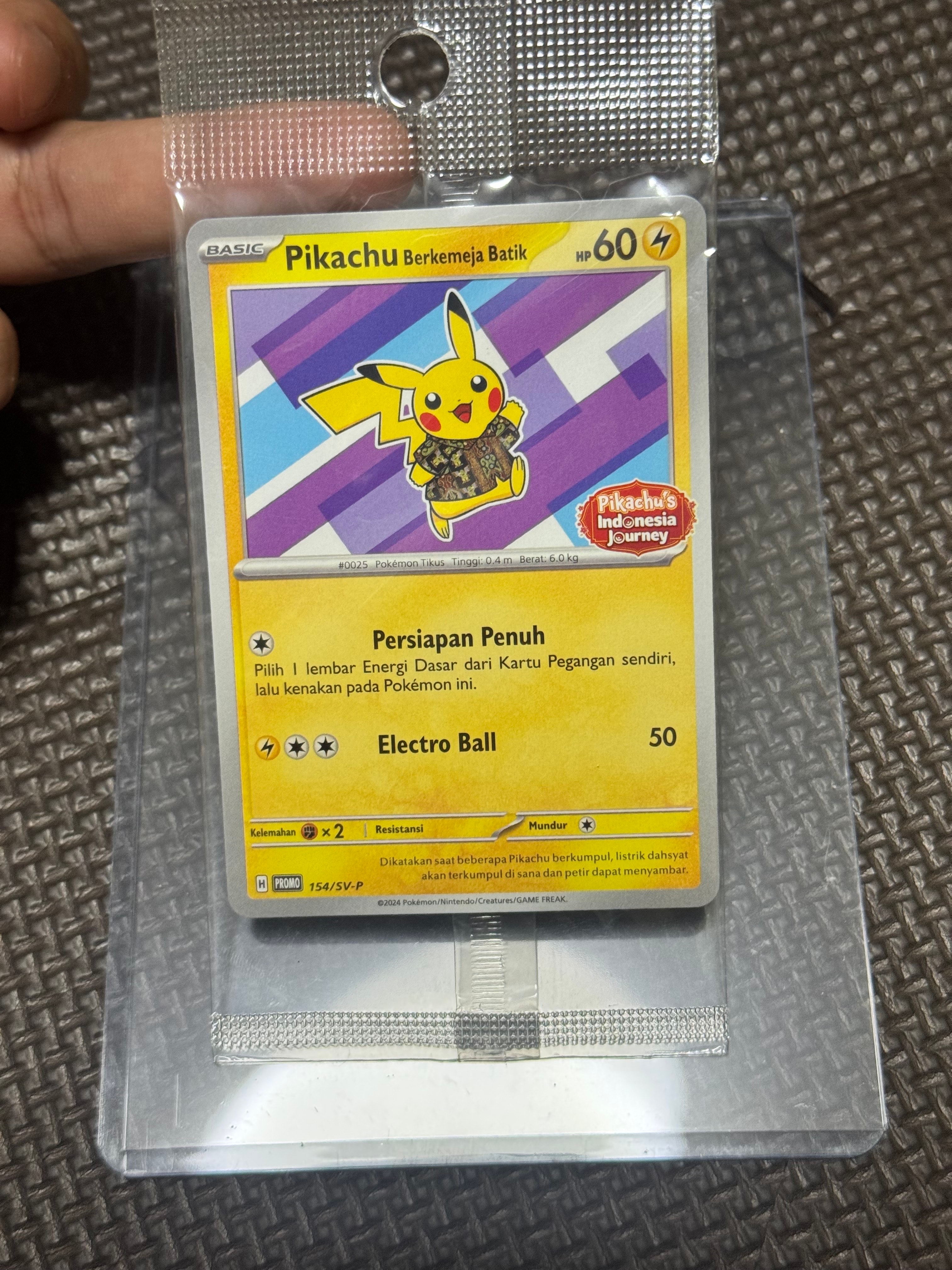 PSA10】バティックシャツを着たピカチュウ (ネイティオ柄) P [SV-P 154