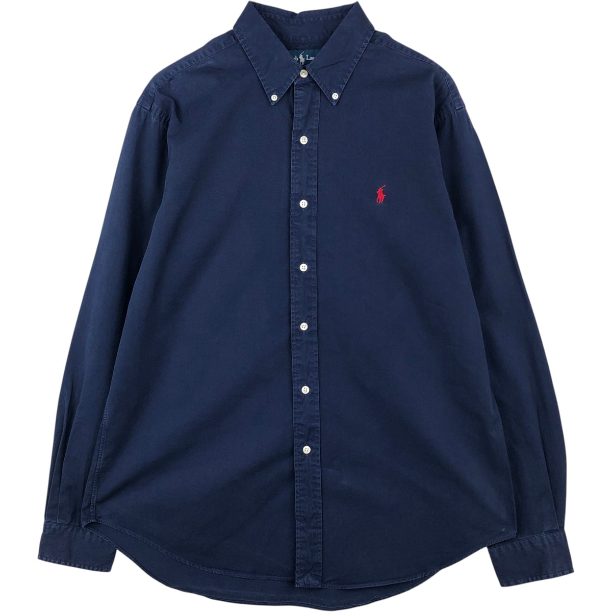 古着 ラルフローレン Ralph Lauren CLASSIC FIT 長袖 ボタンダウンシャツ メンズL相当/eaa622264