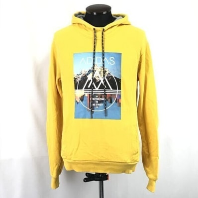 アディダス/adidas NEO★スウェット/プルオーバーパーカー【メンズS/黄/yellow】Tops/Shirts◆BH810
