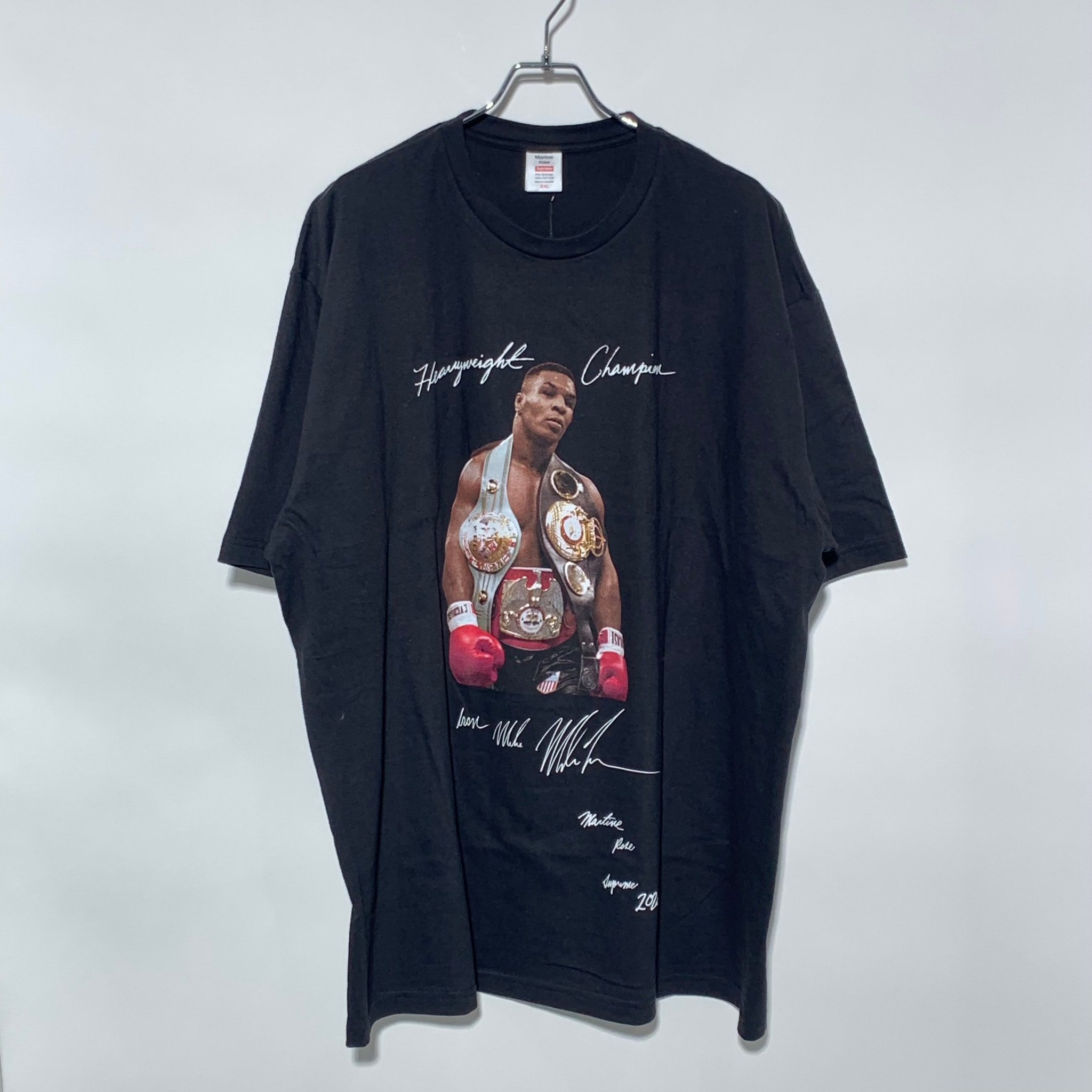 Supreme x Martine Rose Champion Tee (Mike Tyson) "Black"