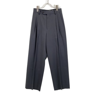 オーラリー A22AP02MG LIGHT WOOL MAX GABARDINE TWO-TUCK SLACKS 3