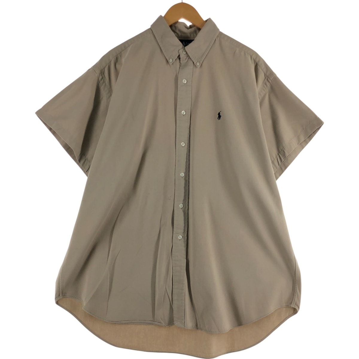 古着 ラルフローレン Ralph Lauren BLAKE 半袖 ボタンダウンシャツ メンズXL相当/eaa560440