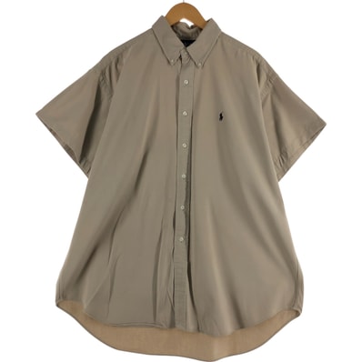 古着 ラルフローレン Ralph Lauren BLAKE 半袖 ボタンダウンシャツ メンズXL相当/eaa560440